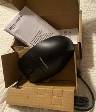 Amazon Basics 3-Button Wired USB Computer Mouse, Black NEW unused