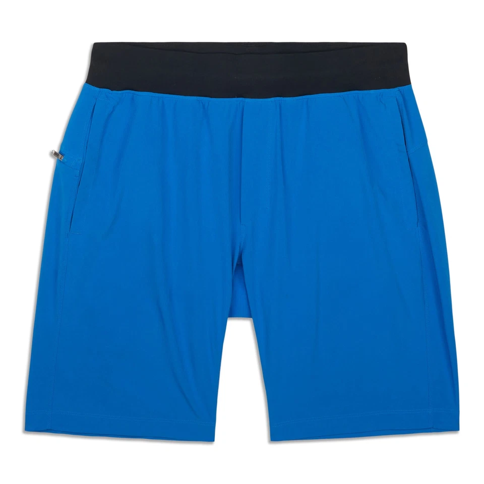 lululemon Men's Workout Running Short Long Size M Blue