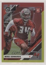 2019 Panini Donruss Optic Rookies Red & Yellow Prizm Mike Edwards #136 6h5