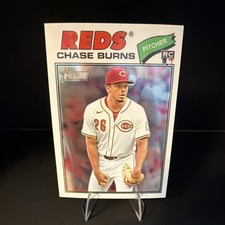 Topps 2026 Heritage Chrome Chase Burns Rookie #212 Cincinnati Reds MLB Baseball