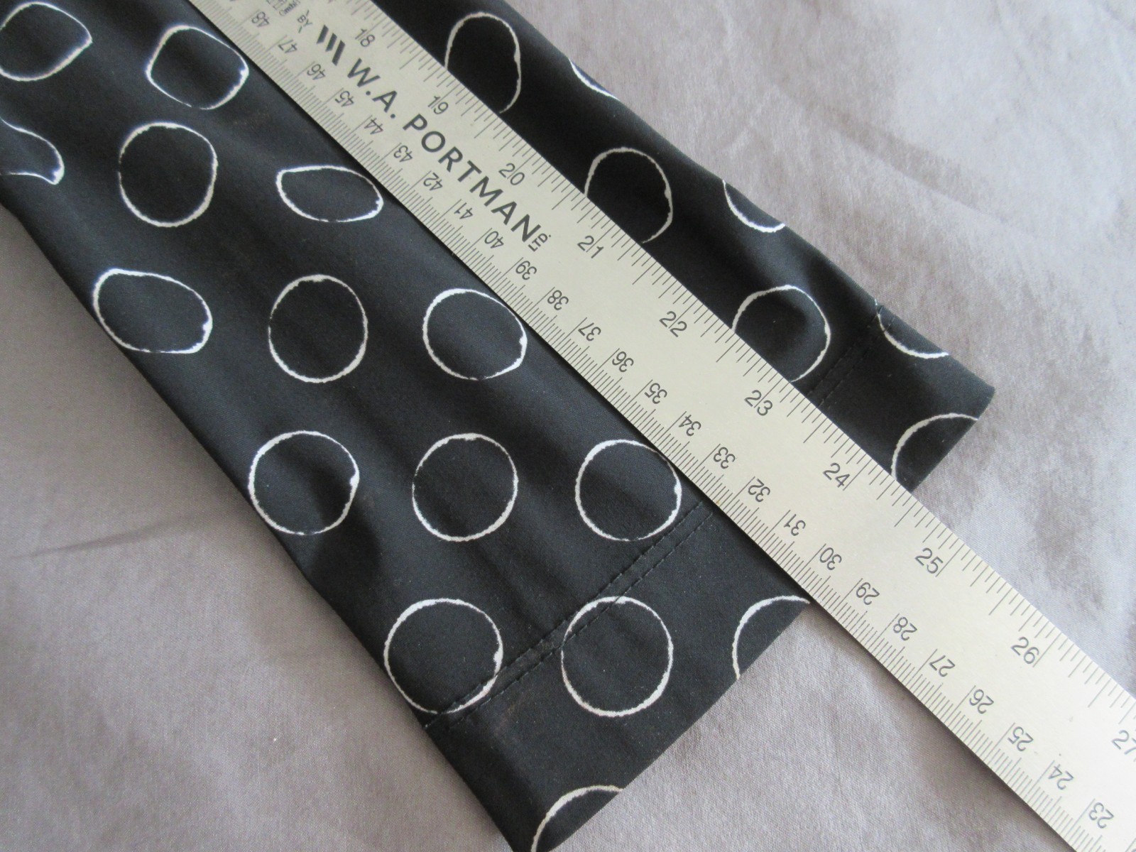 SPIRITHOUSE stretch polyester polka dot tunic M - image 12