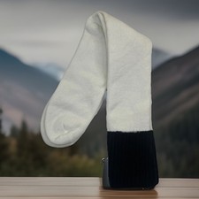 VTG 80's Crew Socks White Black 10-13 Striped New Old Stock Sports USA OTC 90s