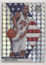 2019-20 Panini Mosaic USA Basketball Silver Prizm Vince Carter #258 HOF bn5