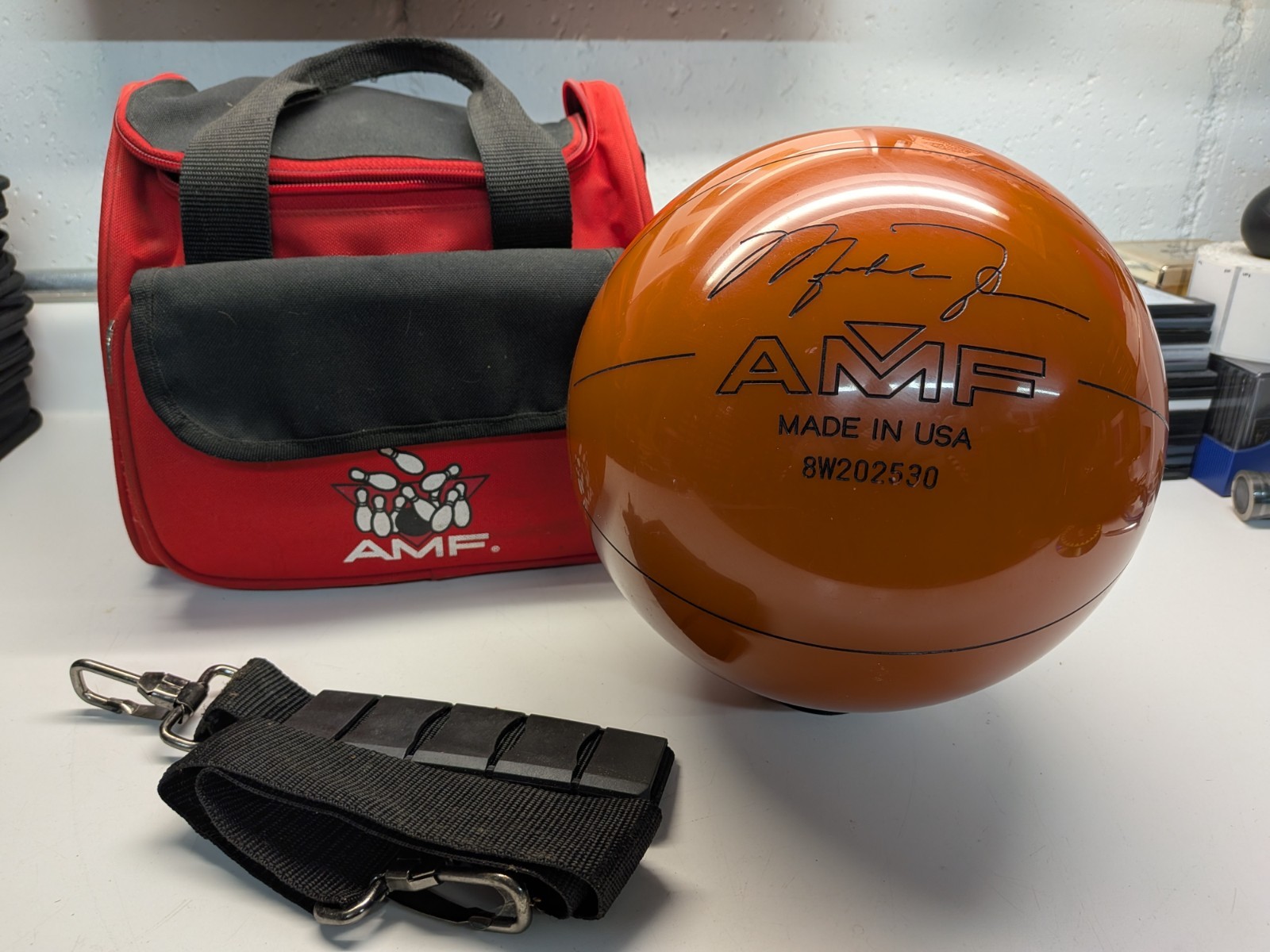 Michael Jordan #23 AMF Bowling Ball / Basketball no holes NO