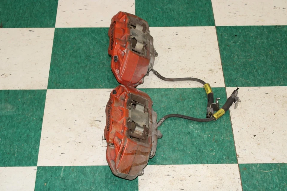 15-22 Mustang GT Orange Front Pair LH RH Four 4 Piston Brake Calipers OEM OE WTY Foto 4 de 4