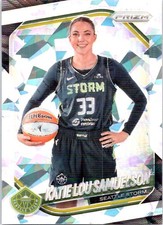 2025 Panini Prizm WNBA #82 Katie Lou Samuelson Ice Prizms