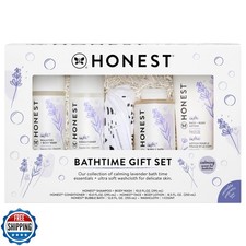 The Honest Company Calming Lavender Bathtime Gift Set Hypoallergenic Bath E