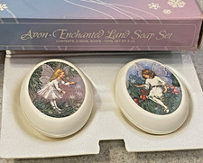 NOS VTG Avon Enchanted Land Decorative Bar Soap Fairies Fairy Decal Original Box