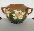 Roseville Magnolia Jardiniere 446-6 Art Pottery Planter Bowl 1940s