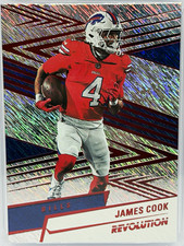 Panini Revolution 2025 James Cook Storm #112 Buffalo Bills NFL Football Card