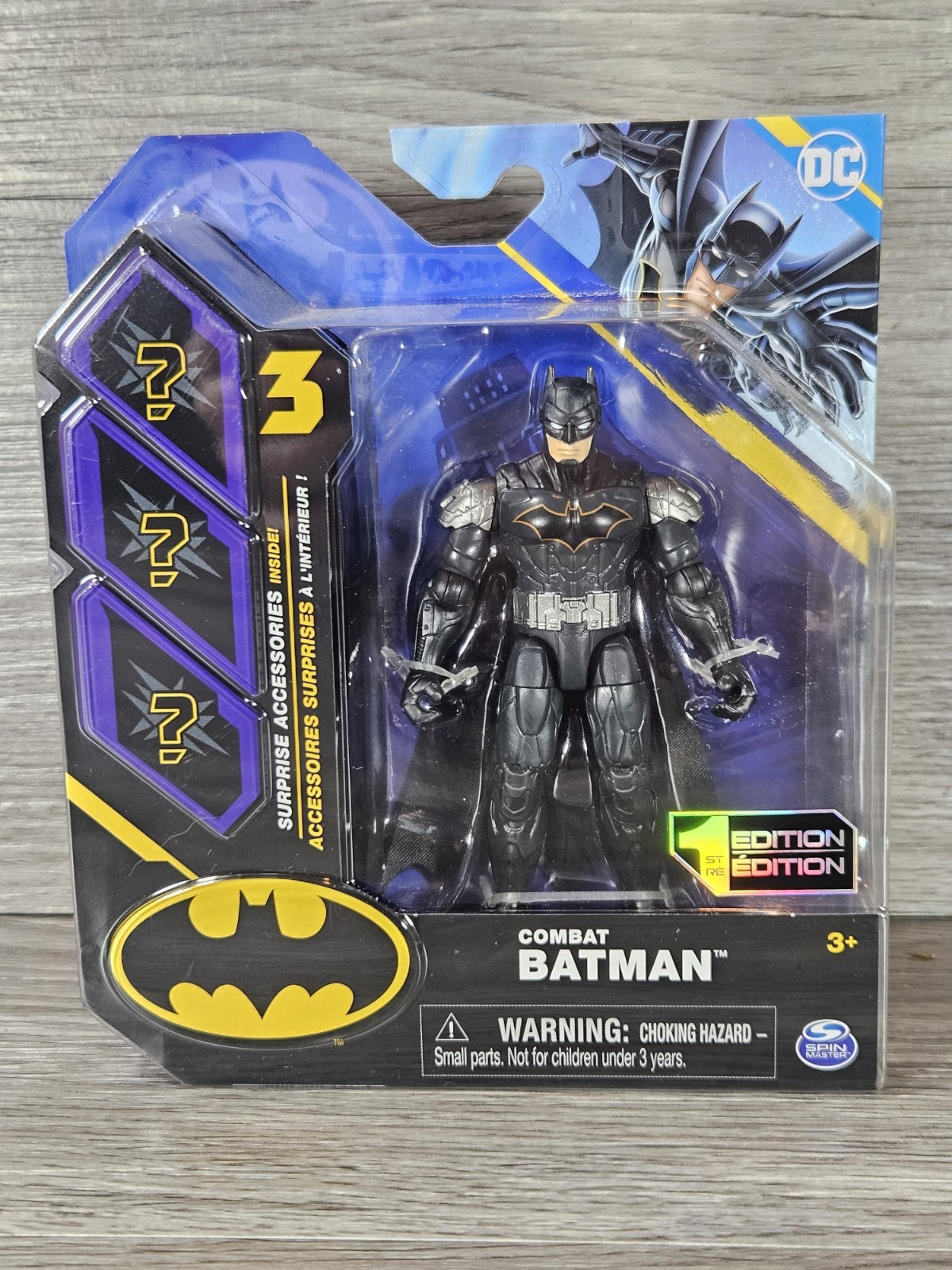 Spin Master DC Comic Combat Batman 4 Inch Action Figure W 3 Surprise Accessories