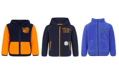 Lupilu  Jungen Coole Teddy Fleecejacke Kuschelig Warm Super Tragekomfort 86-116 