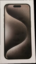EMPTY BOX ONLY Apple iPhone 15 Pro - 1TB -Natural Titanium - NO PHONE