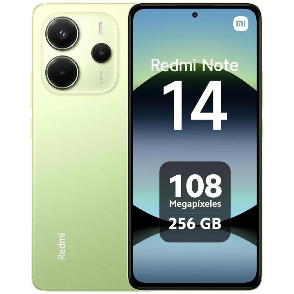 Xiaomi Redmi Note 14 256GB Memoria 8GB Ram Display 6.67" 108Mpx Lime Green Verde