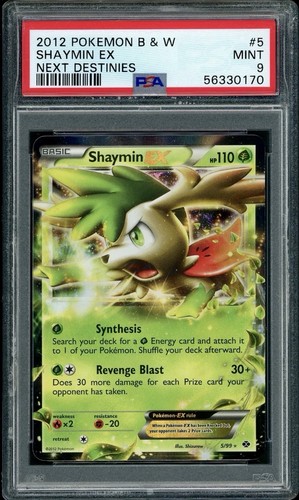 Shaymin-EX graded PSA 9 for sale on eBay