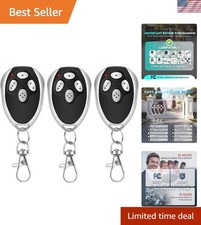 3-Pack Aleko Gate Opener Remote with Rolling ...