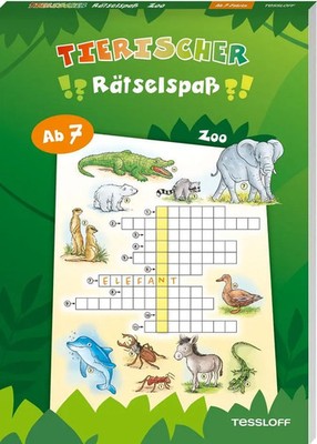 Tierischer Rätselspaß. Zoo | Rätseln für Kinder ab 7 Jahren | Stefan Lohr | Buch
