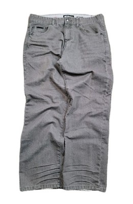 Ecko Baggy Fit Jeans Gray Stone Wash Hip-hop Skater Goth Men 34 x 32 Y2K VTG