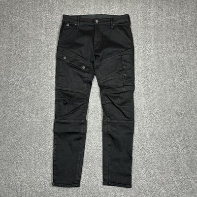 G-Star RAW Denim Men s Airblaze 3D Skinny Jeans Black Size 34x32 Cargo Biker