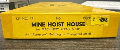 Suydam & Co. HO Scale Kit No. 17 Mine Hoist House NOS