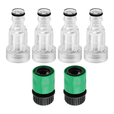 #ad homfanseec 4pcs 3 4 Inch Quick Connect Pressure Washer 0.98inch green，white $9.77