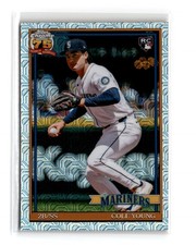 Cole Young 2026 Topps 91' 35th Anniversary Chrome Series 1 Silver Pack #91C-8