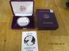 1986-S Proof American Silver Eagle Dollar   US /BOX/ COA