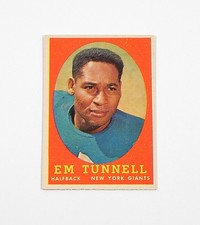 1958 Topps Emlen Tunnell #42 Set Break Nm to Nm/Mt New York Giants