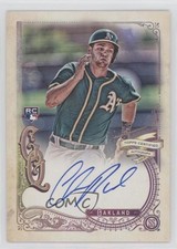 2017 Topps Gypsy Queen Missing Nameplate 28/35 Chad Pinder #GQA-CP Auto 0c6