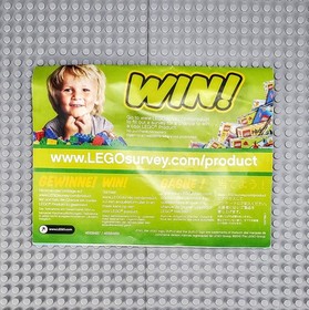 LEGO - DUPLO - 4624 - Brick Box Green - Complete Set with Manual - Ships Fast!