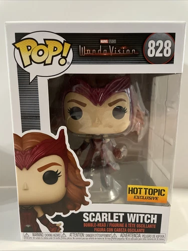 Funko Pop Marvel Wandavision #828 Scarlet Witch, Hot Topic Exclusive