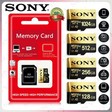 Sony Micro SD Memory Card 1TB 512GB 256GB 128GB High Speed TF A2 U3 V30