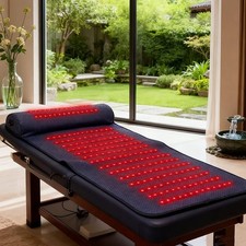 Red Light Therapy Mat with Far Infrared Heat 3D Neck Support Massage Mat