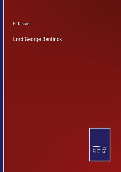 Lord George Bentinck B. Disraeli-image