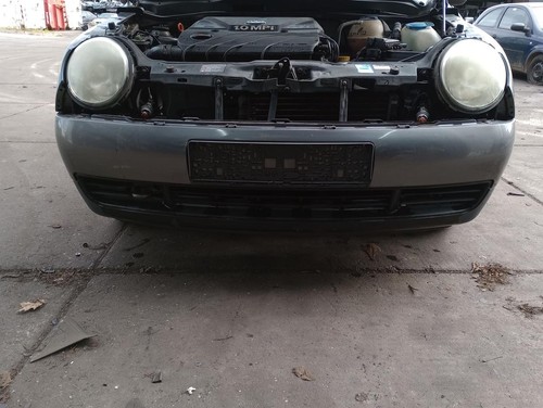 VW Lupo original Stoßstange Stossfänger vorn/Front D7X Platingrau Bj 2003