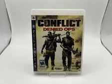 Conflict: Denied Ops (Sony PlayStation 3, 2008) Tested / Works PS3
