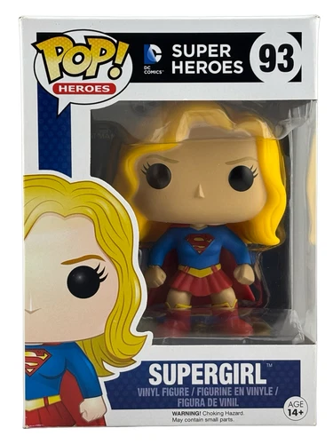 Funko DC Super Heroes Supergirl Pop #93 Vinyl Figure Warner Bros Brand New