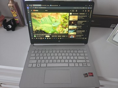 HP 14'' Ryzen 5 5500U, 16GB RAM 240GB SSD, 1920x1080, Windows 10 Silver Laptop