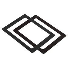 Magnetic Photo Frame, 2pcs 6x8 Inch Picture Holder PVC Black