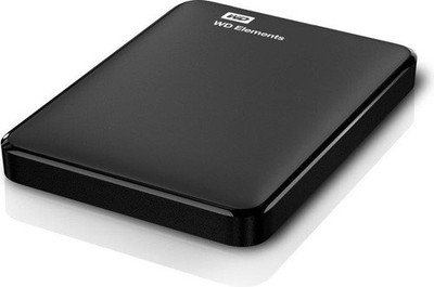 Western Digital Elements portable 1TB, USB 3.0 externe Festplatte, Schwarz