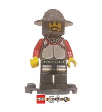 Lego CAS037 Knights Kingdom I - Knight 1 (Castle) Minifigure - Sets 6091 6094