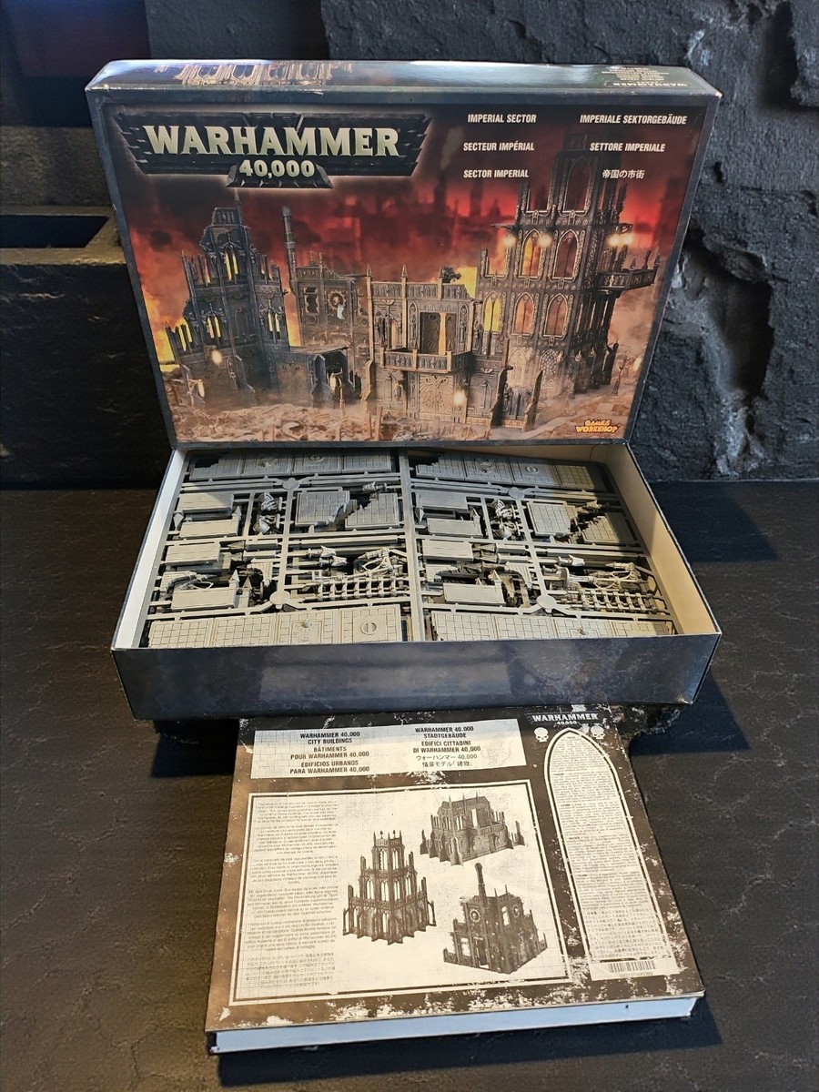 🔥Warhammer 40k- IMPERIAL SECTOR TERRAIN IN BOX #MS8291 Open Box