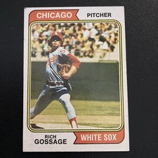 1974 Topps - Rich Goose Gossage #542 HOF 9 TIMES ALL STAR/3 TIMES AL SAVE LEADER