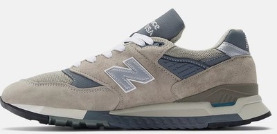 NEW BALANCE SIZE 13 D GREY SILVER MADE IN USA 998 CORE U998GR NEW