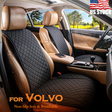 For Volvo S70 S40 V90 Front Seat Cover Durable Non-slip Linen Cushion Protector