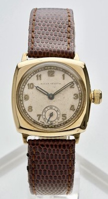 Rolex Oyster Ref 2416 9K Gold 1936 WW2 Era Rare Gents Vintage Cushion Watch 28mm