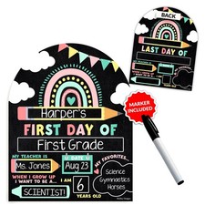 My First Day of School Sign with Markers -11x14 Back to School Signs First