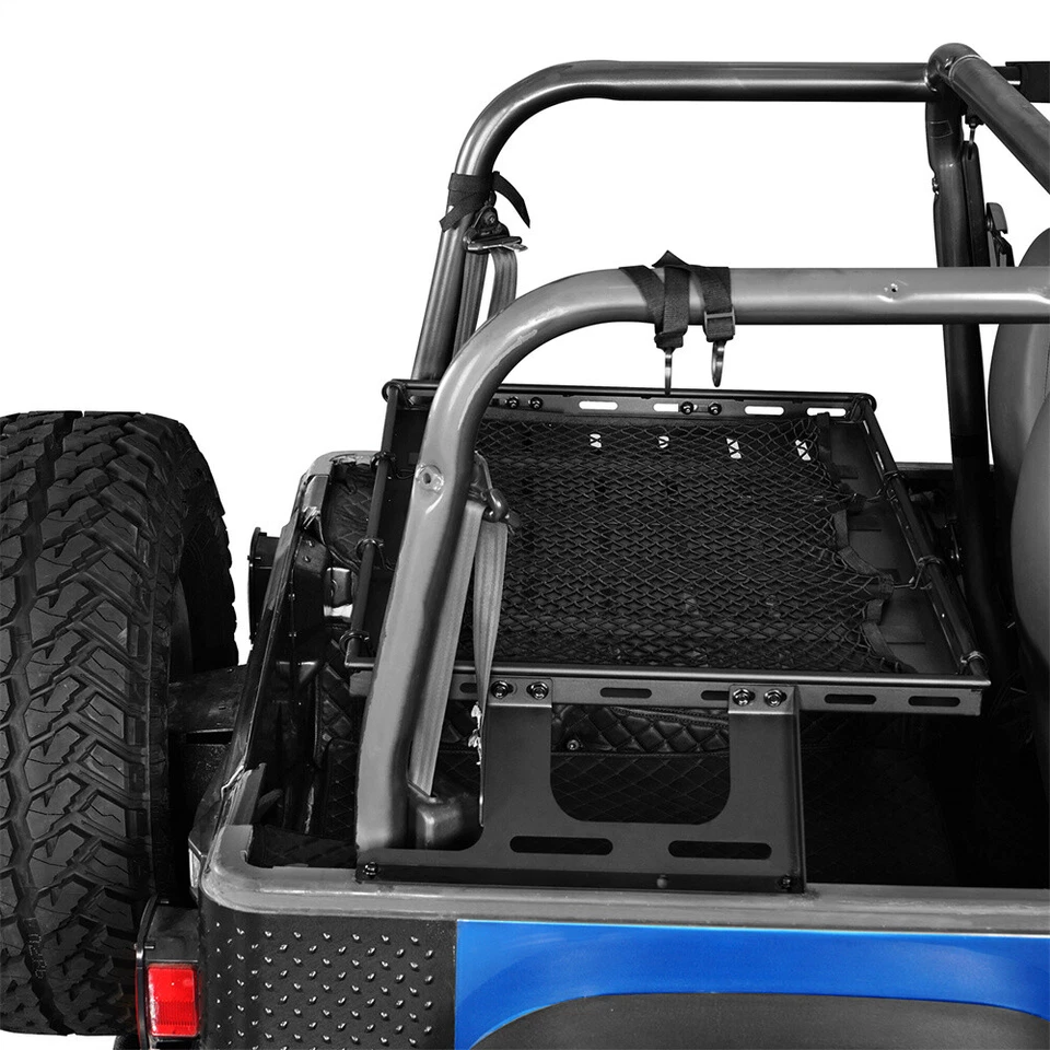 Portaequipajes de techo/cesta de carga interior para Jeep Wrangler YJ 1987-1995 transportador de almacenamiento Foto 4 de 4