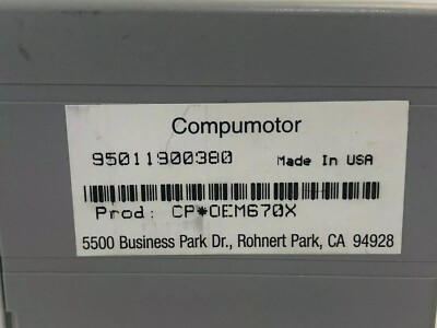 1PC NEW Parker CP*OEM670X Compumotor Servo Drive