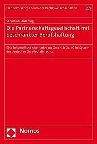 Thumbnail - Die Partnerschaftsgesellschaft Mit Beschränkter Berufshaftung